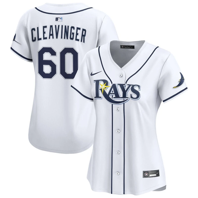 Garrett Cleavinger Women's Nike  White Tampa Bay Rays Home Limited Custom Jersey