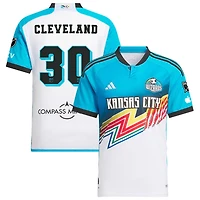 Stefan Cleveland Men's adidas  White Sporting Kansas City 2024 Archive Custom Authentic Jersey