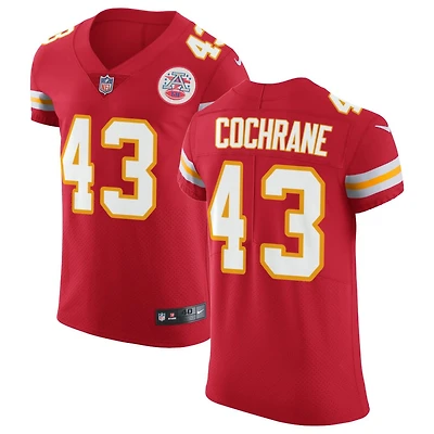 Jack Cochrane Men's Nike Red Kansas City Chiefs Vapor Untouchable Custom Elite Jersey