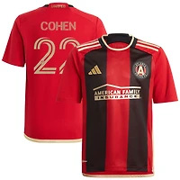 Josh Cohen Youth adidas Black Atlanta United FC 2023 The 17s' Kit Replica Custom Jersey