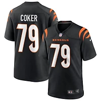 Andrew Coker Men's Nike Black Cincinnati Bengals Game Custom Jersey