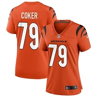 Andrew Coker Women's Nike Orange Cincinnati Bengals Alternate Game Custom Jersey