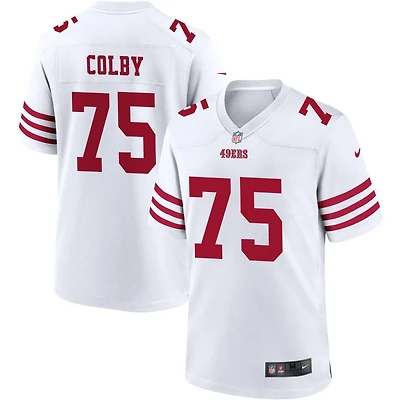 Connor Colby Men's Nike White San Francisco 49ers Game Custom Player Jersey