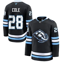 Ian Cole Men's Fanatics Black Utah Mammoth Home Premium Custom Jersey