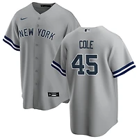 Gerrit Cole Men's Nike Gray New York Yankees Road Replica Custom Jersey
