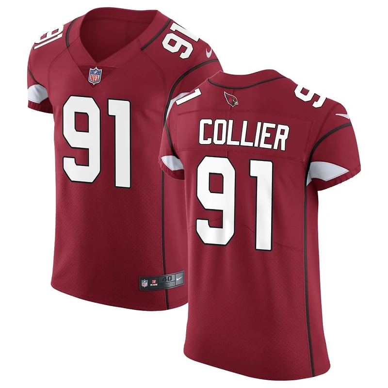 L.J. Collier Men's Nike Cardinal Arizona Cardinals Vapor Untouchable Custom Elite Jersey