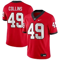 Luke Collins Men's Nike Red Georgia Bulldogs NIL Pick-A-Player Game Jersey