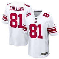 Beaux Collins Men's Nike White New York Giants Custom Game Jersey