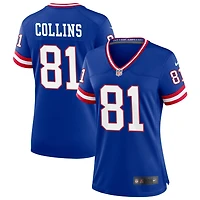 Beaux Collins Women's Nike Royal New York Giants Classic Custom Game Jersey
