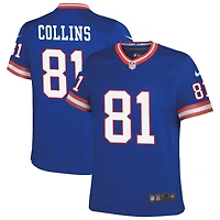Beaux Collins Youth Nike Royal New York Giants Classic Custom Game Jersey