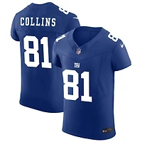 Beaux Collins Men's Nike Royal New York Giants Vapor F.U.S.E. Elite Custom Jersey