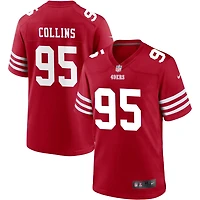 Alfred Collins Men's Nike Scarlet San Francisco 49ers Custom Jersey