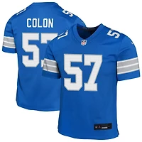 Trystan Colon Youth Nike Blue Detroit Lions Custom Game Jersey