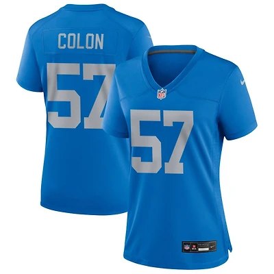 Trystan Colon Women's Nike Blue Detroit Lions Alternate Custom Game Jersey