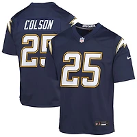 Junior Colson Youth Nike Navy Los Angeles Chargers Alternate Super Chargers Game Custom Jersey