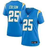 Junior Colson Women's Nike Powder Blue Los Angeles Chargers Custom Game Jersey