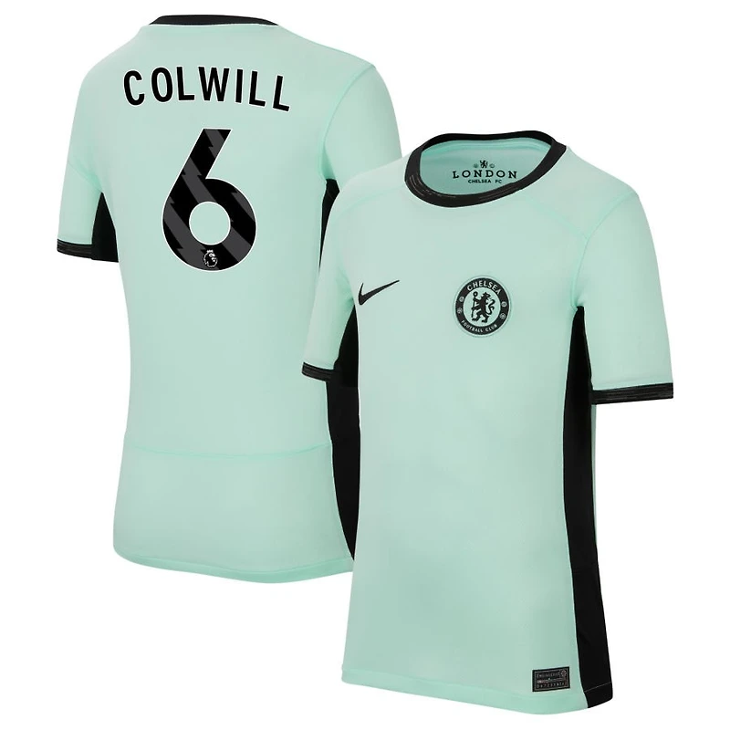 Levi Colwill Youth Nike Mint Chelsea 2023/24 Third Stadium Replica Custom Jersey