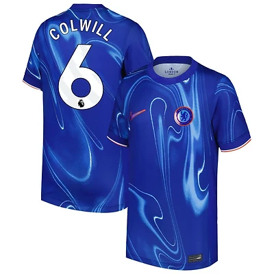 Levi Colwill Youth Nike Blue Chelsea 2024/25 Home Custom Replica Jersey