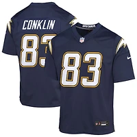 Tyler Conklin Youth Nike Navy Los Angeles Chargers Alternate Super Chargers Game Custom Jersey