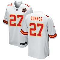 Chamarri Conner Men's Nike White Kansas City Chiefs Custom Game Jersey