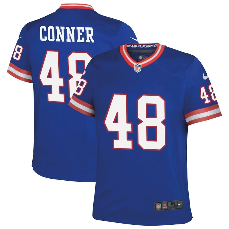 Tanner Conner Youth Nike Royal New York Giants Classic Custom Game Jersey