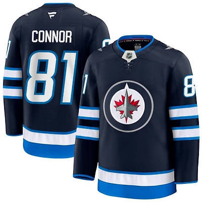 Kyle Connor Men's Fanatics Navy Winnipeg Jets Home Premium Custom Jersey