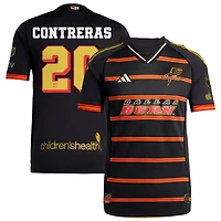 Jaidyn Contreras Men's adidas Black FC Dallas 2025 Third Authentic Custom Jersey