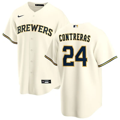 William Contreras Men's Nike Cream Milwaukee Brewers Home Replica Custom Jersey