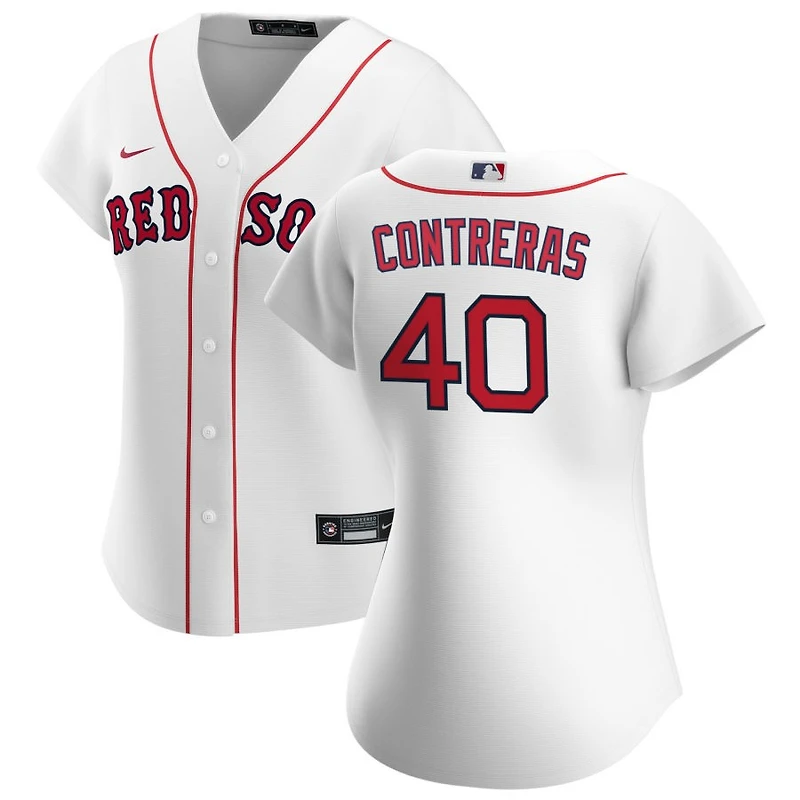 Willson Contreras Women's Nike White Boston Red Sox Home Replica Custom Jersey