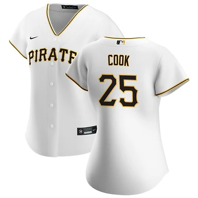 Billy Cook Women's Nike White Pittsburgh Pirates Home Replica Custom Jersey