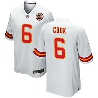Bryan Cook Men's Nike White Kansas City Chiefs Custom Game Jersey