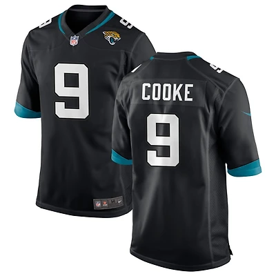 Logan Cooke Men's Nike Black Jacksonville Jaguars Custom Game Jersey