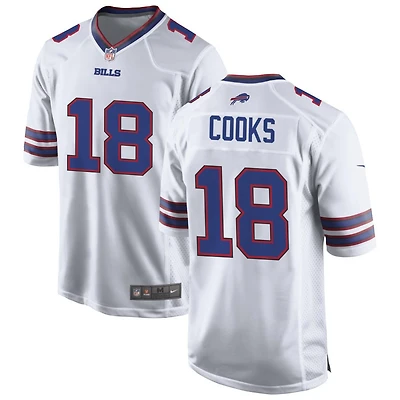 Brandin Cooks Men's Nike White Buffalo Bills Custom Game Jersey
