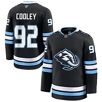 Logan Cooley Men's Fanatics Black Utah Mammoth Home Premium Custom Jersey