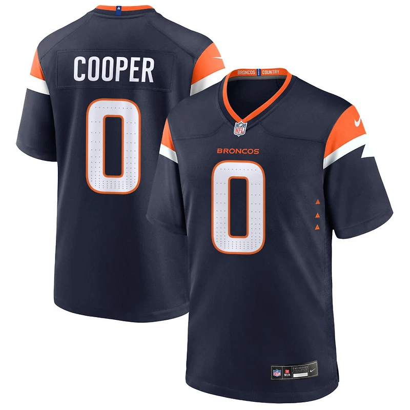 Jonathon Cooper Men's Nike  Navy Denver Broncos Alternate Mile High Collection Custom Game Jersey