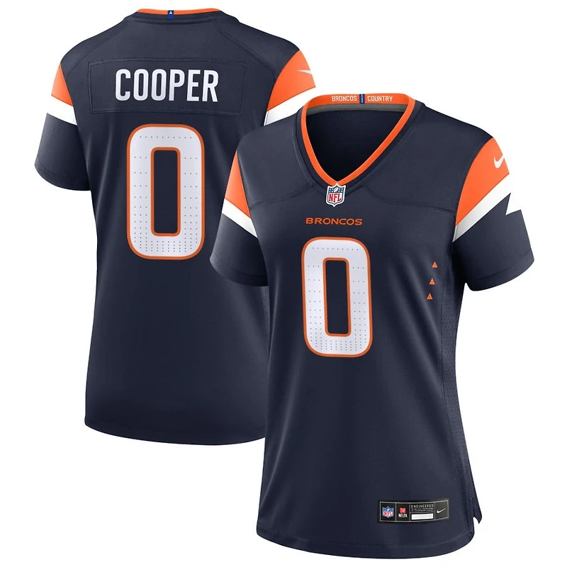 Jonathon Cooper Women's Nike Navy Denver Broncos Alternate Mile High Collection Custom Game Jersey