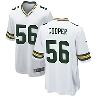 Edgerrin Cooper Men's Nike White Green Bay Packers Custom Game Jersey