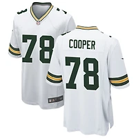 Dalton Cooper Men's Nike White Green Bay Packers Custom Game Jersey