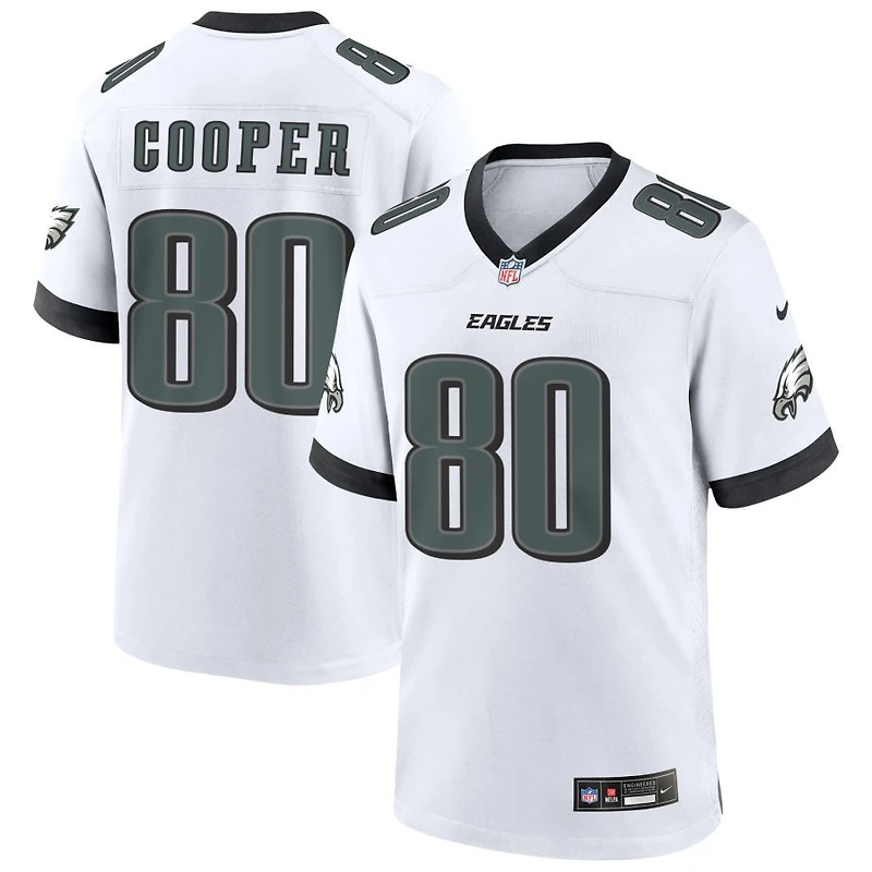 Darius Cooper Men's Nike White Philadelphia Eagles Custom Game Jersey