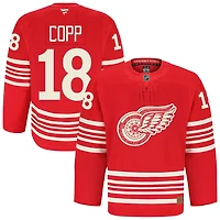 Andrew Copp Men's Fanatics Red Detroit Red Wings Anniversary Authentic Pro Custom Jersey
