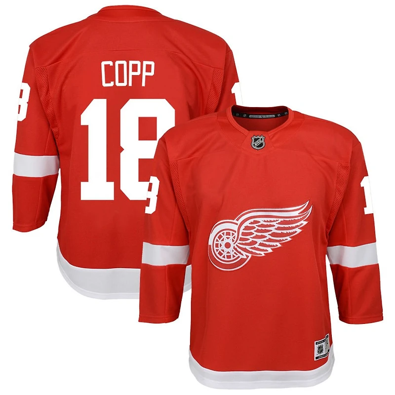 Andrew Copp Youth Red Detroit Red Wings Home Custom Premier Jersey