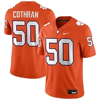 Fletcher Cothran Men's Nike Orange Clemson Tigers NIL Pick-A-Player Game Jersey