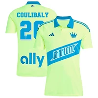 Baye Coulibaly Men's adidas Yellow Charlotte FC 2025 Third Replica Custom Jersey