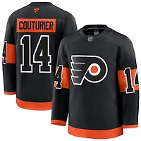 Sean Couturier Men's Fanatics Black Philadelphia Flyers Alternate Premium Custom Jersey
