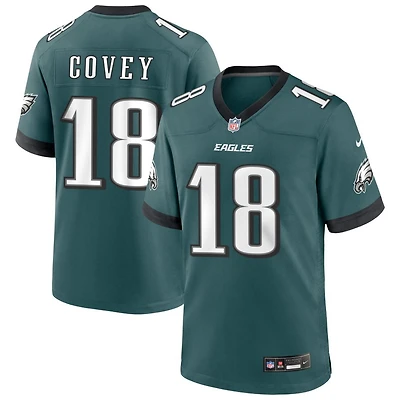Britain Covey Men's Nike Midnight Green Philadelphia Eagles Custom Game Jersey