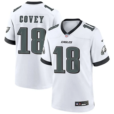 Britain Covey Men's Nike White Philadelphia Eagles Custom Game Jersey