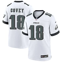 Britain Covey Men's Nike White Philadelphia Eagles Custom Game Jersey
