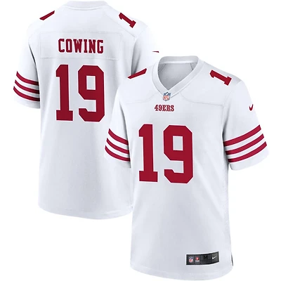 Jacob Cowing Men's Nike White San Francisco 49ers Game Custom Player Jersey