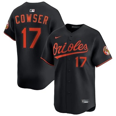Colton Cowser Men's Nike Black Baltimore Orioles Alternate Limited Custom Jersey