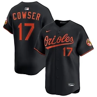 Colton Cowser Men's Nike Black Baltimore Orioles Alternate Limited Custom Jersey